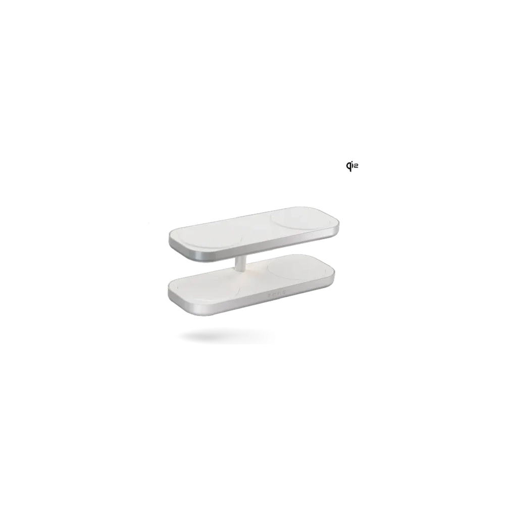 Ładowarka bezprzewodowa ZENS Quattro Wireless Charger Pro 4 Qi2 do czterech urządzeń (4x15W) kompatybilna z MagSafe (whi