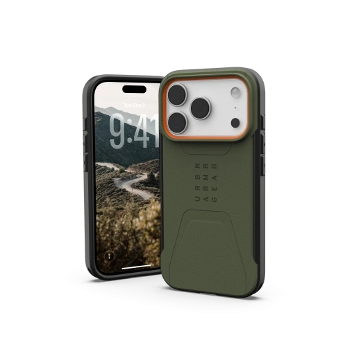 Etui UAG Urban Armor Gear Civilian MagSafe do Apple iPhone 17 Pro MagSafe (olive/orange)
