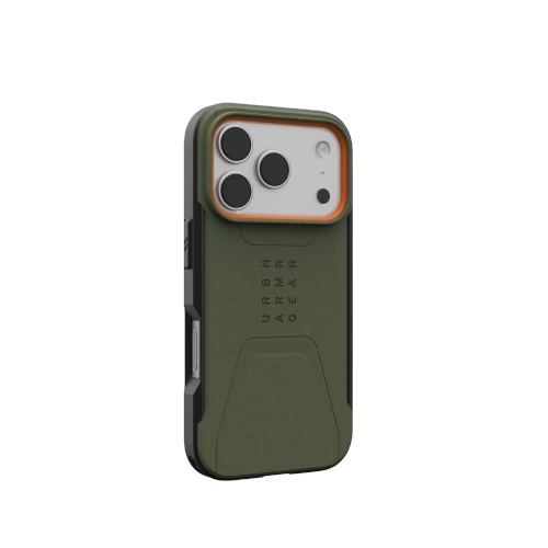 Etui UAG Urban Armor Gear Civilian MagSafe do Apple iPhone 17 Pro MagSafe (olive/orange)