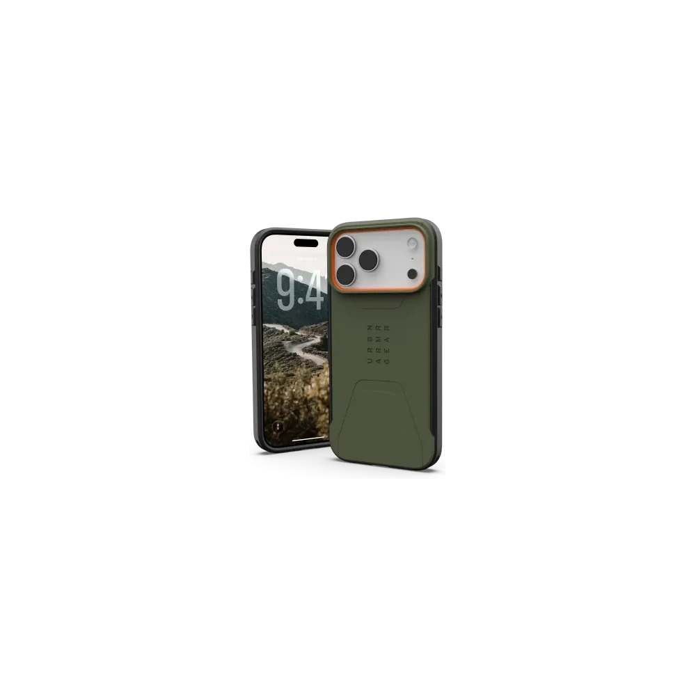 Etui UAG Urban Armor Gear Civilian MagSafe do Apple iPhone 17 Pro Max MagSafe (olive/orange)