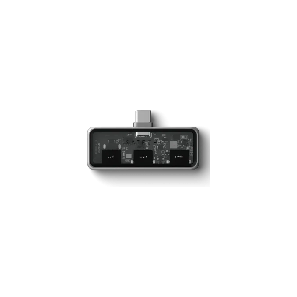 Adapter mobilny Satechi Mobile XR Hub with Audio, USB-C / USB-C PD 100W, USB-C DP 1.4 4K@60Hz, Jack 3.5mm szary