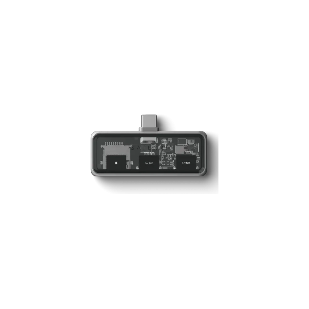 Adapter mobilny Satechi Mobile XR Hub, USB-C / USB-C PD 100W, USB-C DP 1.4 4K@60Hz, czytnik kart microSD szary