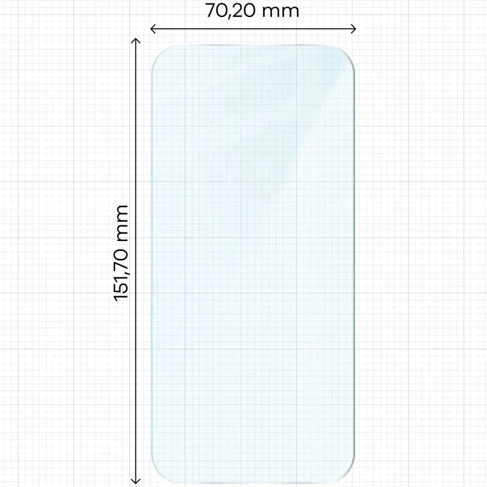 3x Szkło hartowane + szybka na aparat Bizon Glass Clear Pack do Apple iPhone Air