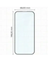 2x Szkło + szybka na aparat Bizon Edge Pack do Apple iPhone 17