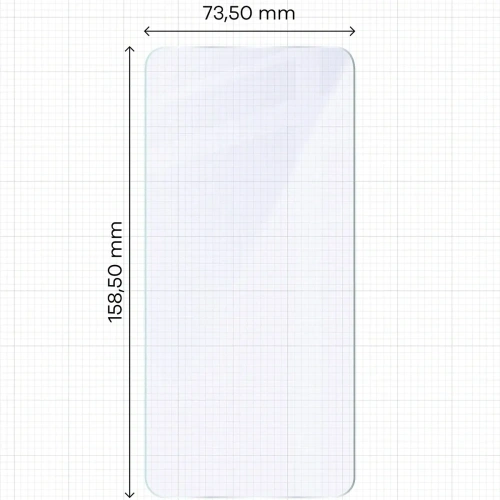 Elastyczne szkło hybrydowe Bizon Glass Mule do Samsung Galaxy S25 FE