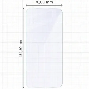 Elastyczne szkło hybrydowe Bizon Glass Mule do Oppo Reno 14 FS