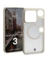 Etui z pierścieniem magnetycznym Bizon Case MatteO do Nothing Phone (3) przydymione-beżowe