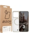 Etui z pierścieniem magnetycznym Bizon Case MatteO do Nothing Phone (3) przydymione-beżowe