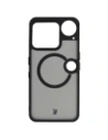 Etui z pierścieniem magnetycznym Bizon Case MatteO do Nothing Phone (3) przydymione-czarne