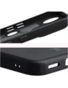 Etui z pierścieniem magnetycznym Bizon Case MatteO do Nothing Phone (3) przydymione-czarne