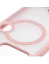 Etui z pierścieniem magnetycznym Bizon Case MatteO do Nothing Phone (3) przydymione-jasnoróżowe