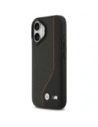 Etui BMW M Carbon Line & Logo MagSafe do Apple iPhone 17 czerwony