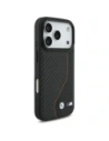Etui BMW M Carbon Line & Logo MagSafe do Apple iPhone 17 Pro czerwony