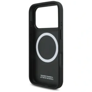 Etui BMW M Carbon Line & Logo MagSafe do Apple iPhone 17 Pro czerwony