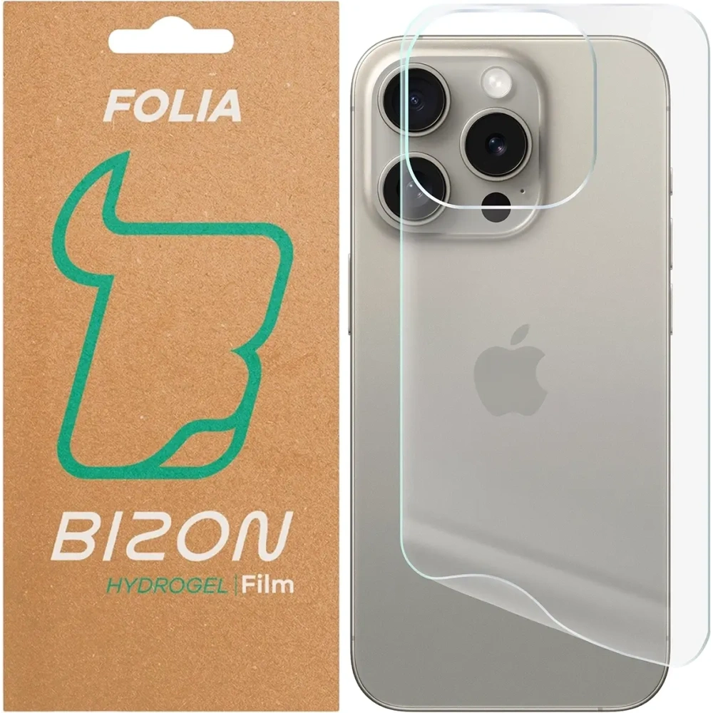 Folia hydrożelowa na tył Bizon Glass Hydrogel do Apple iPhone 15 Pro