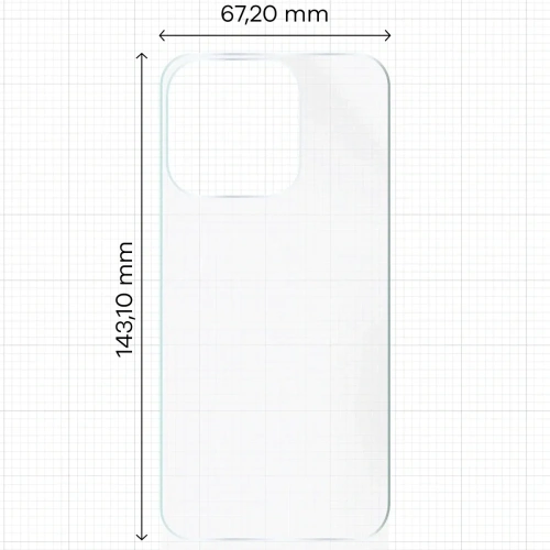 Folia hydrożelowa na tył Bizon Glass Hydrogel do Apple iPhone 15 Pro