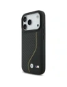Etui BMW M Carbon Line & Logo MagSafe do Apple iPhone 17 Pro żółty