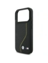 Etui BMW M Carbon Line & Logo MagSafe do Apple iPhone 17 Pro żółty