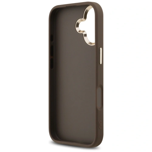 Etui Guess 4G Big 4G Classic Logo do Apple iPhone 17 brązowy złoty