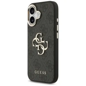 Etui Guess 4G Big 4G Classic Logo do Apple iPhone 17 czarny złoty