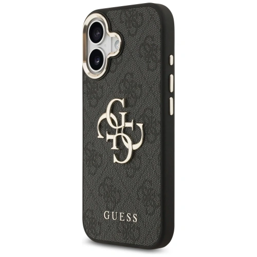Etui Guess 4G Big 4G Classic Logo do Apple iPhone 17 czarny złoty
