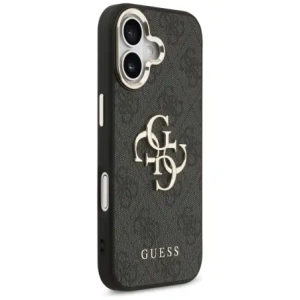 Etui Guess 4G Big 4G Classic Logo do Apple iPhone 17 czarny złoty