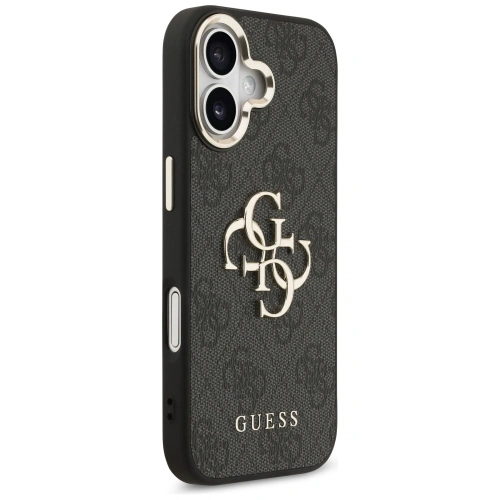 Etui Guess 4G Big 4G Classic Logo do Apple iPhone 17 czarny złoty