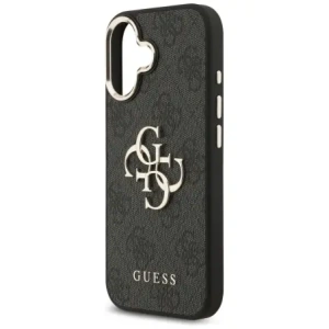 Etui Guess 4G Big 4G Classic Logo do Apple iPhone 17 czarny złoty