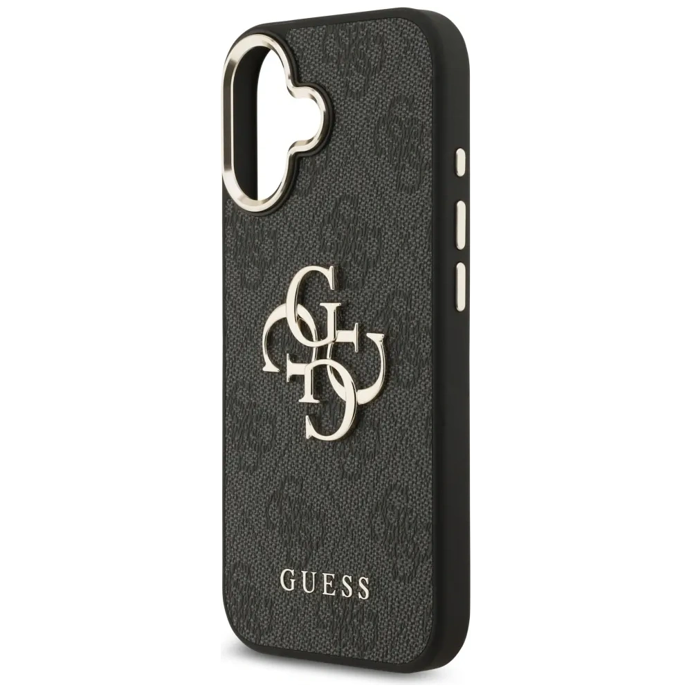 Etui Guess 4G Big 4G Classic Logo do Apple iPhone 17 czarny złoty