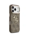 Etui Guess 4G Big 4G Classic Logo do Apple iPhone 17 Pro brązowy złoty