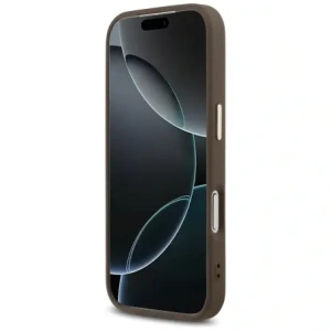 Etui Guess 4G Big 4G Classic Logo do Apple iPhone 17 Pro brązowy złoty