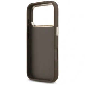 Etui Guess 4G Big 4G Classic Logo do Apple iPhone 17 Pro brązowy złoty