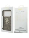 Etui Guess 4G Big 4G Classic Logo do Apple iPhone 17 Pro brązowy złoty