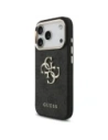 Etui Guess 4G Big 4G Classic Logo do Apple iPhone 17 Pro czarny złoty