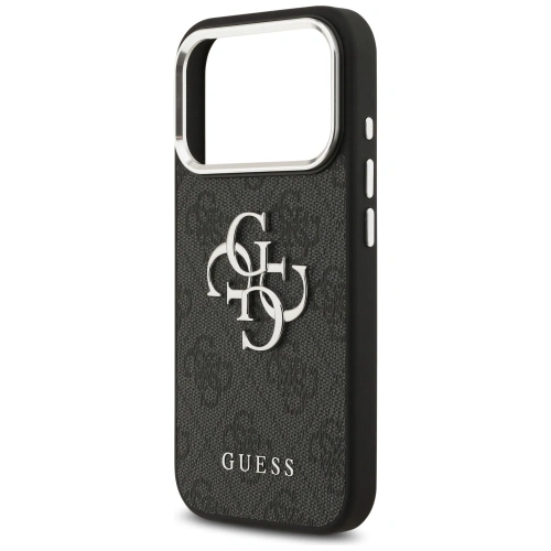 Etui Guess 4G Big 4G Classic Logo do Apple iPhone 17 Pro Max czarny srebrny