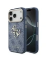 Etui Guess 4G Big 4G Classic Logo do Apple iPhone 17 Pro niebieski złoty