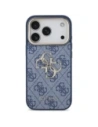 Etui Guess 4G Big 4G Classic Logo do Apple iPhone 17 Pro niebieski złoty