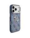 Etui Guess 4G Big 4G Classic Logo do Apple iPhone 17 Pro niebieski złoty