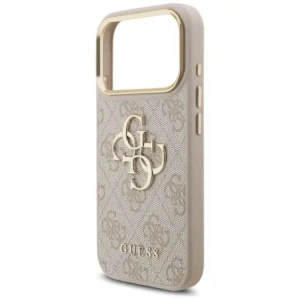 Etui Guess 4G Big 4G Classic Logo do Apple iPhone 17 Pro różowy złoty