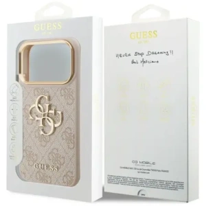 Etui Guess 4G Big 4G Classic Logo do Apple iPhone 17 Pro różowy złoty