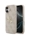 Etui Guess 4G Big 4G Classic Logo do Apple iPhone 17 różowy złoty