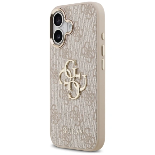 Etui Guess 4G Big 4G Classic Logo do Apple iPhone 17 różowy złoty
