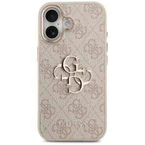 Etui Guess 4G Big 4G Classic Logo do Apple iPhone 17 różowy złoty