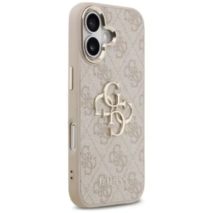 Etui Guess 4G Big 4G Classic Logo do Apple iPhone 17 różowy złoty