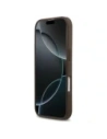Etui Guess 4G Circle Classic Logo MagSafe do Apple iPhone 17 brązowy