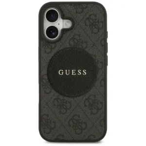 Etui Guess 4G Circle Classic Logo MagSafe do Apple iPhone 17 czarny