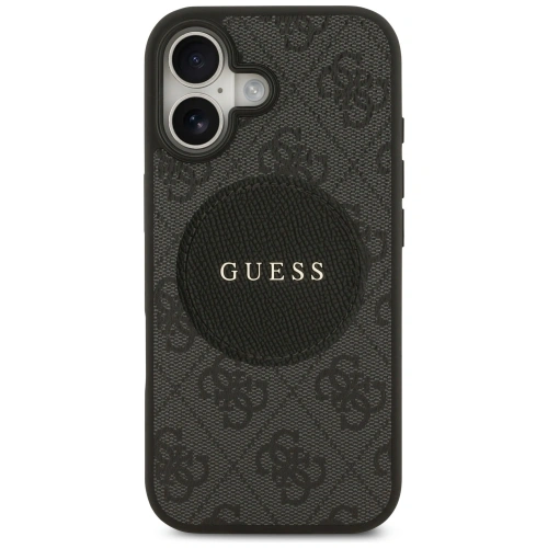 Etui Guess 4G Circle Classic Logo MagSafe do Apple iPhone 17 czarny