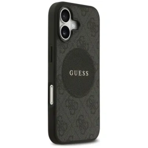 Etui Guess 4G Circle Classic Logo MagSafe do Apple iPhone 17 czarny