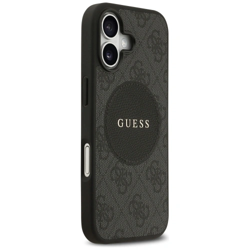 Etui Guess 4G Circle Classic Logo MagSafe do Apple iPhone 17 czarny