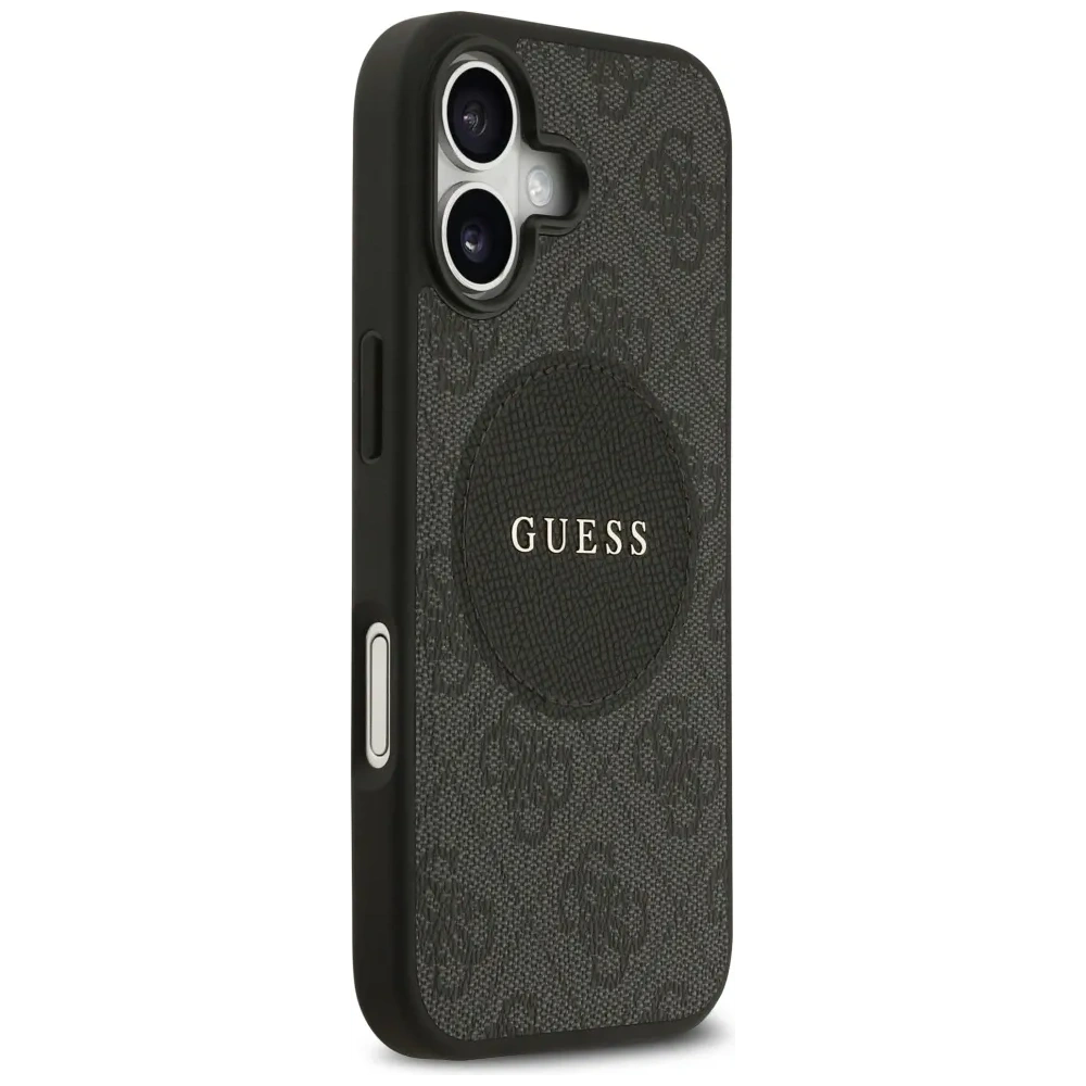 Etui Guess 4G Circle Classic Logo MagSafe do Apple iPhone 17 czarny